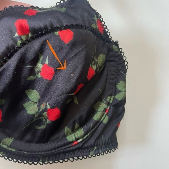 For Love And Lemons Love Song Bra Floral XS - Picture 10 of 10